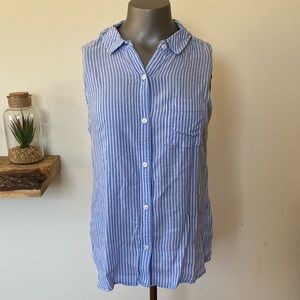 Sleeveless Striped Top